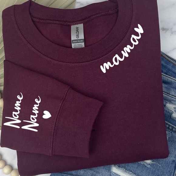 Custom made mama sweater/ crew neck - Picture 3 of 4